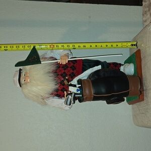 24" Tall Golfing Santa